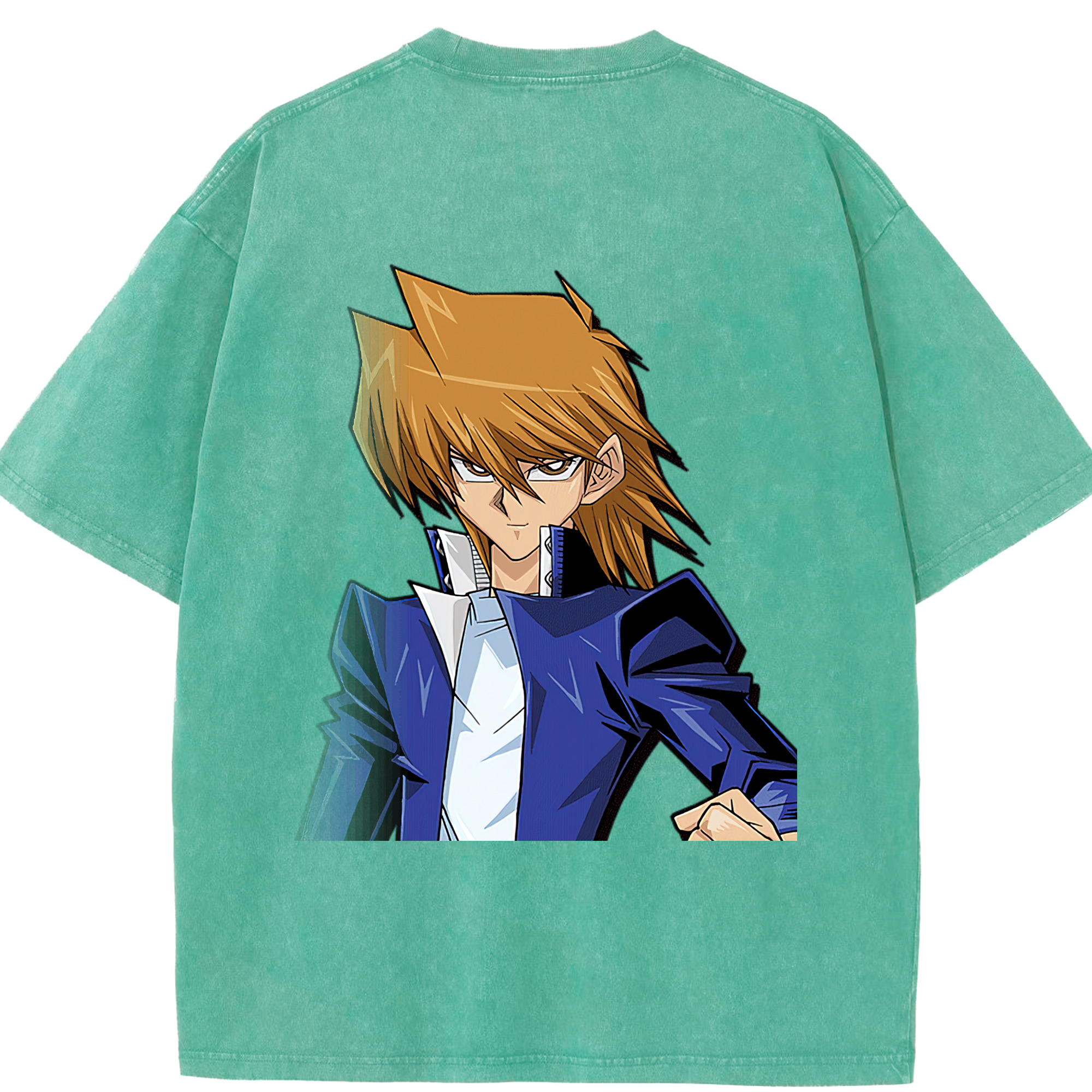 （画像用） 遊☆戯☆王 Yu-Gi-Oh! 綿100% ヴィンテージ風 半袖Tシャツ（背面プリント）
